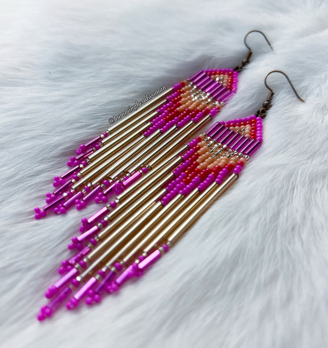 First Bloom Fringe Earrings