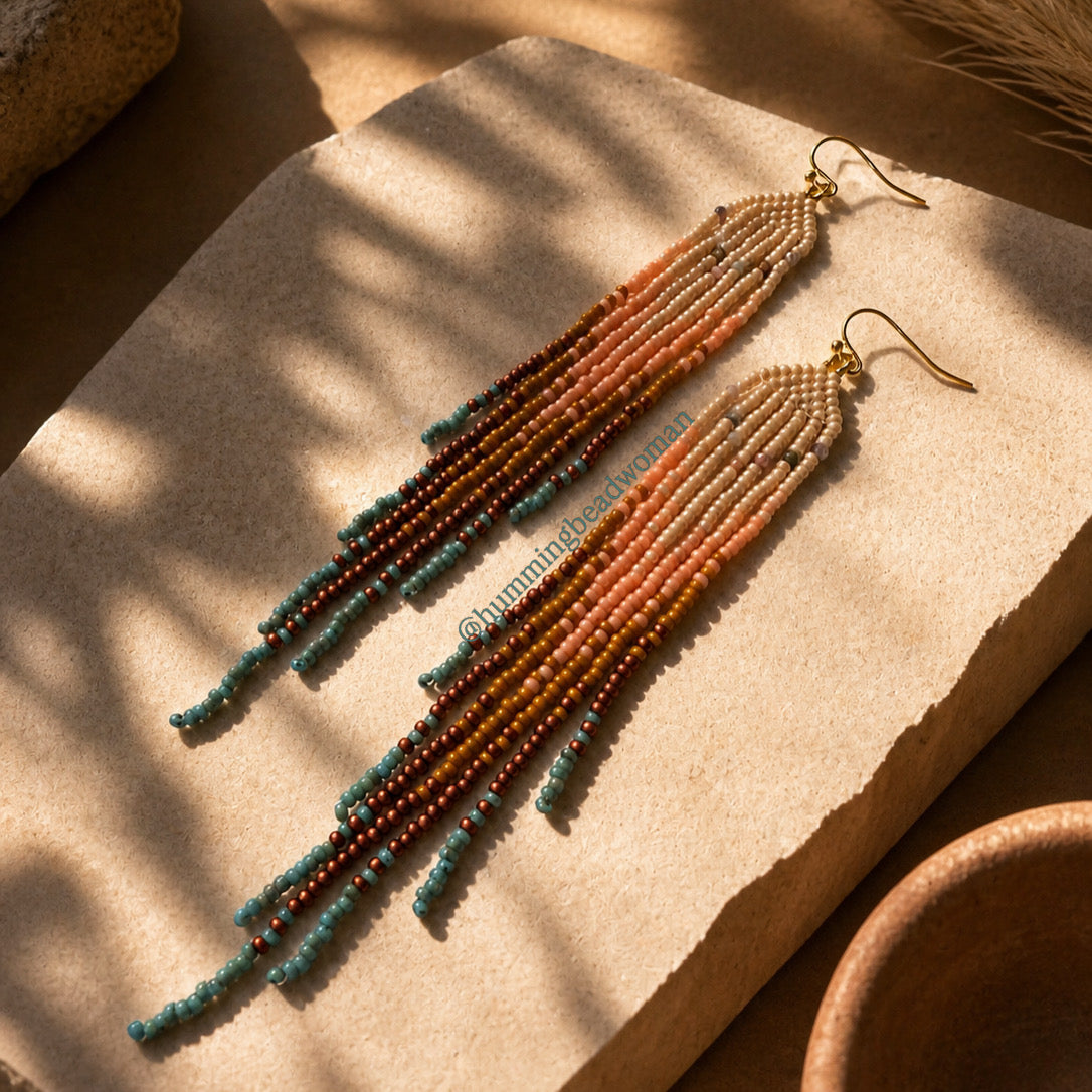 Clay Fringe Earrings